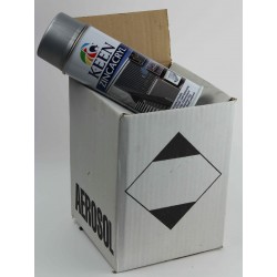 Galvanisation à froid zinc satin - carton de 4 bombes de peinture galva