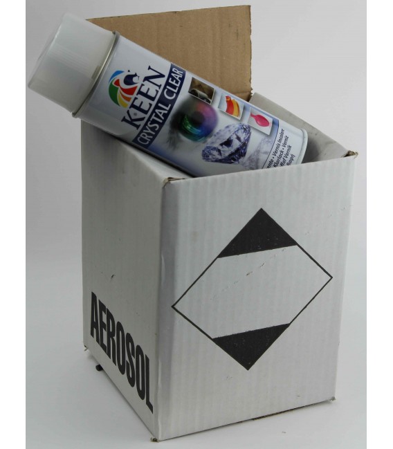 Vernis mat / Vernis brillant qualité professionnelle - carton de 4 bombes de vernis 