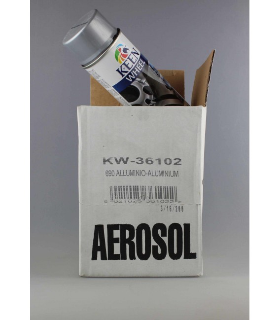 Peinture jantes alu - Carton de 4 Aérosols