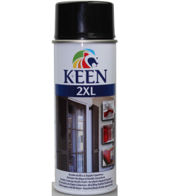 Bombe de peinture noire brillant