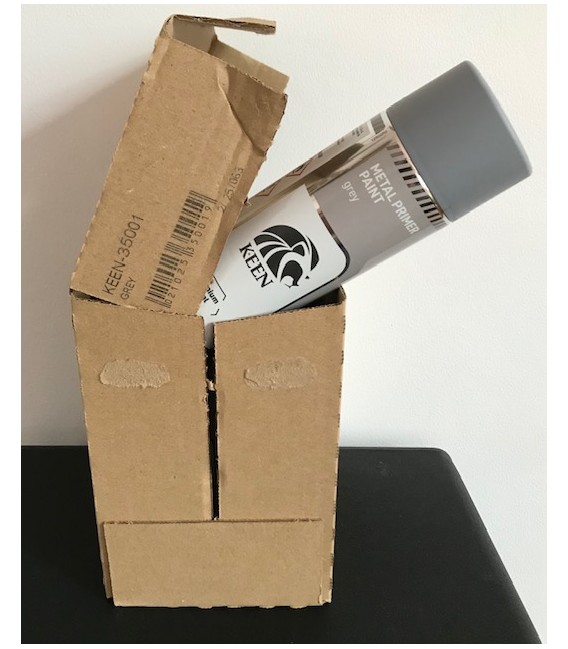 Primaire antirouille gris en promo par carton de 4 aérosols