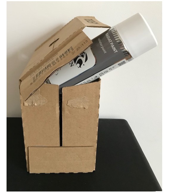 Peinture radiateur - Cartons de 4 bombes de peinture radiateur brillant